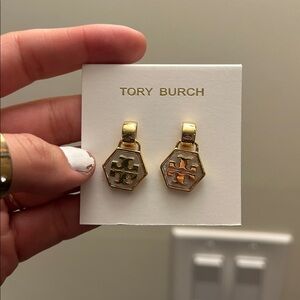 Tory Burch Gold and pearl Earrings